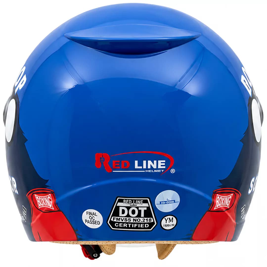 کلاه کاسکت بدون فک بچگانه ردلاین مدل 12-908 BRIGHT BLUE BOXER — تصویر ۴