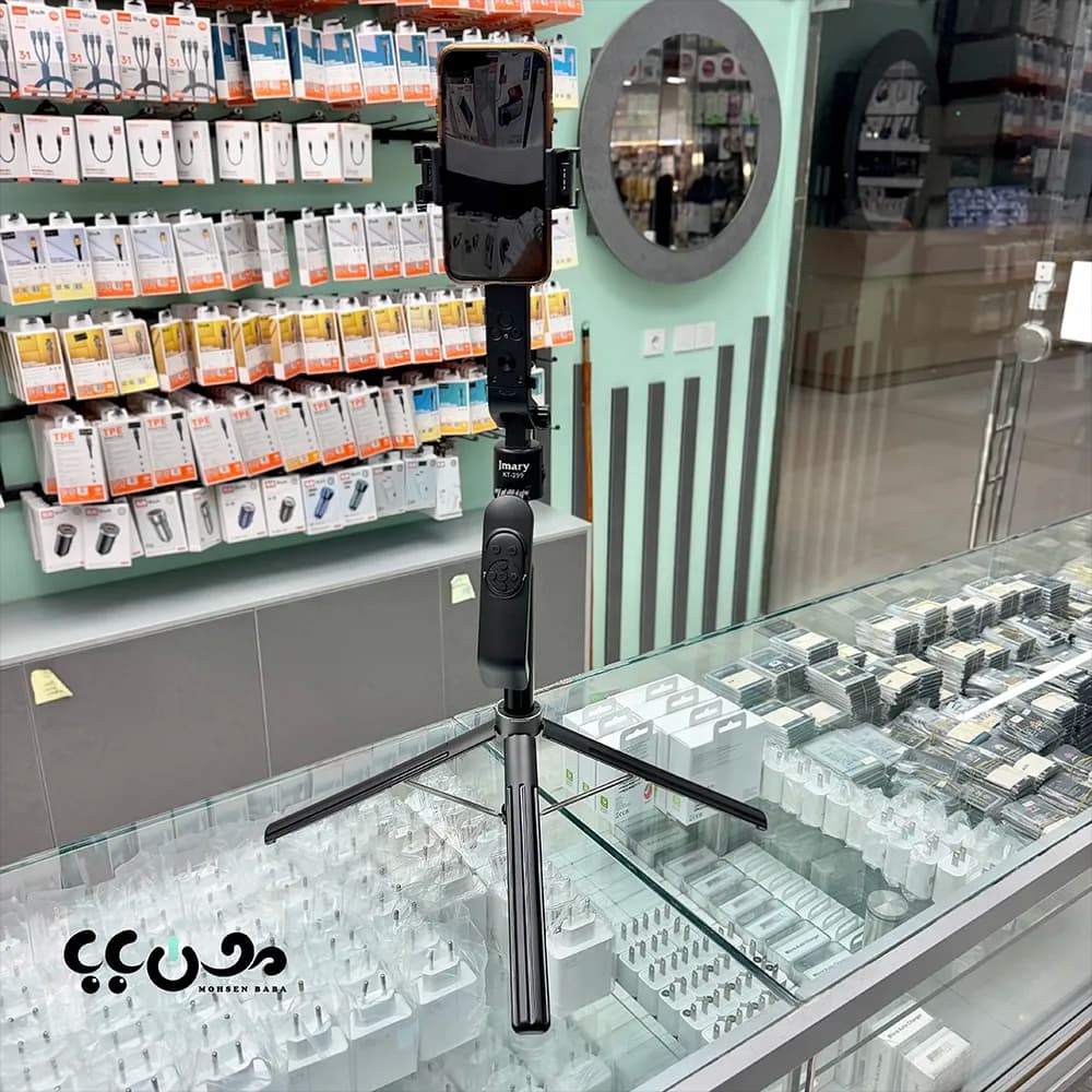 سه پایه و مونوپاد هوشمند جیماری KT-299 — تصویر ۳