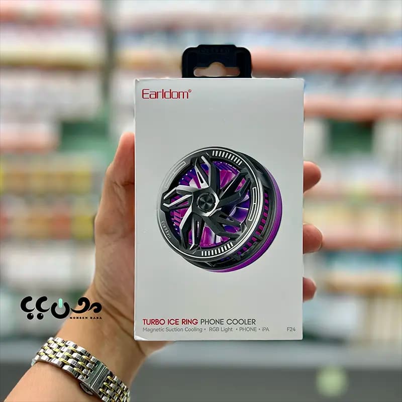 فن خنک کننده موبایل ارلدام مدل F24 اصل | EARLDOM ET-F24 — تصویر ۲