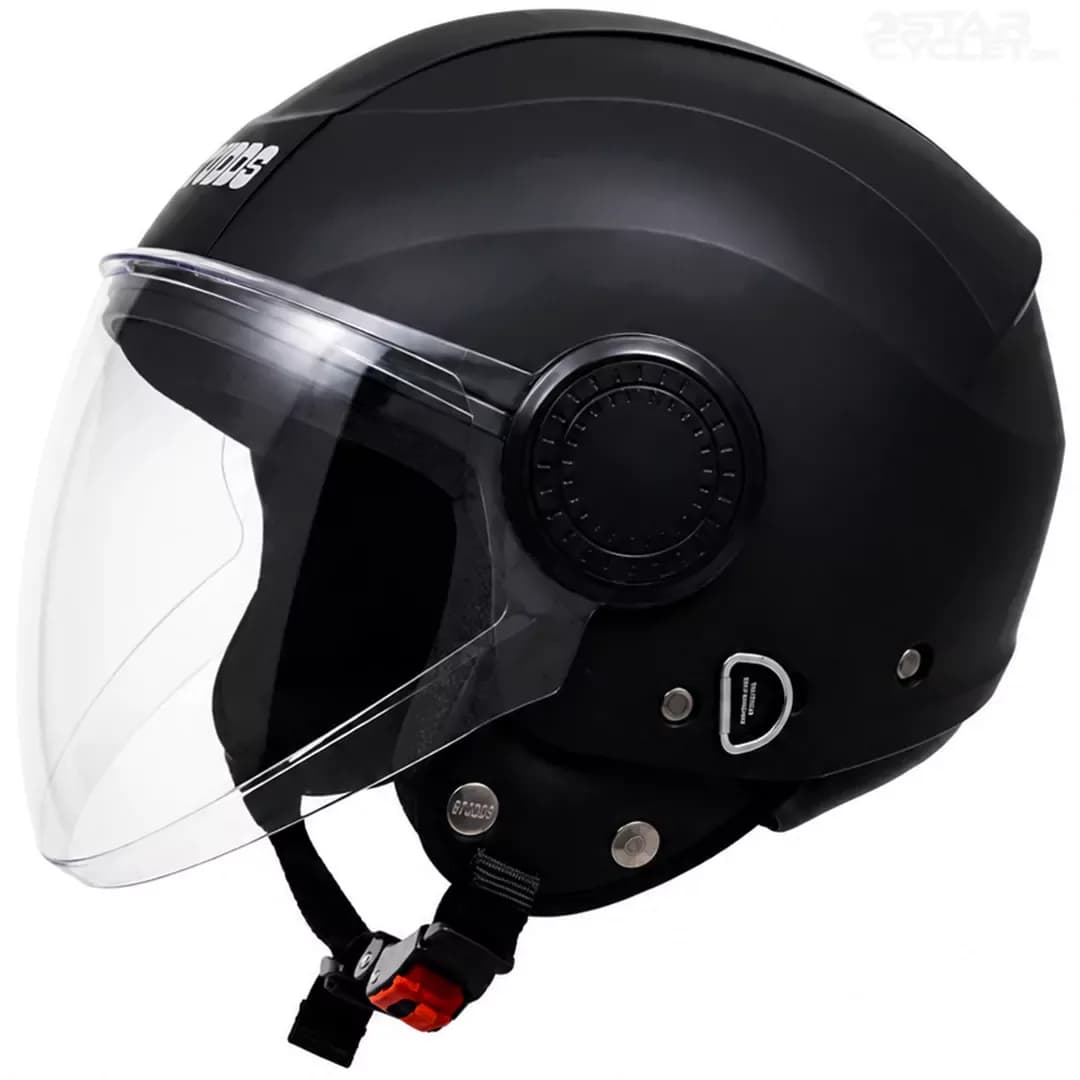 کلاه کاسکت بدون فک استادز مدل URBAN SUPER MATT BLACK — تصویر ۲