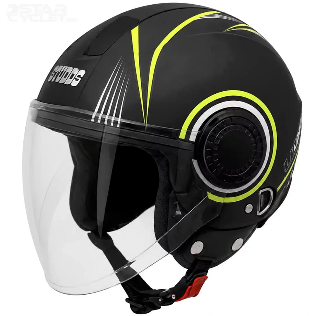 کلاه کاسکت بدون فک استادز مدل URBAN SUPER MATT BLACK GREEN