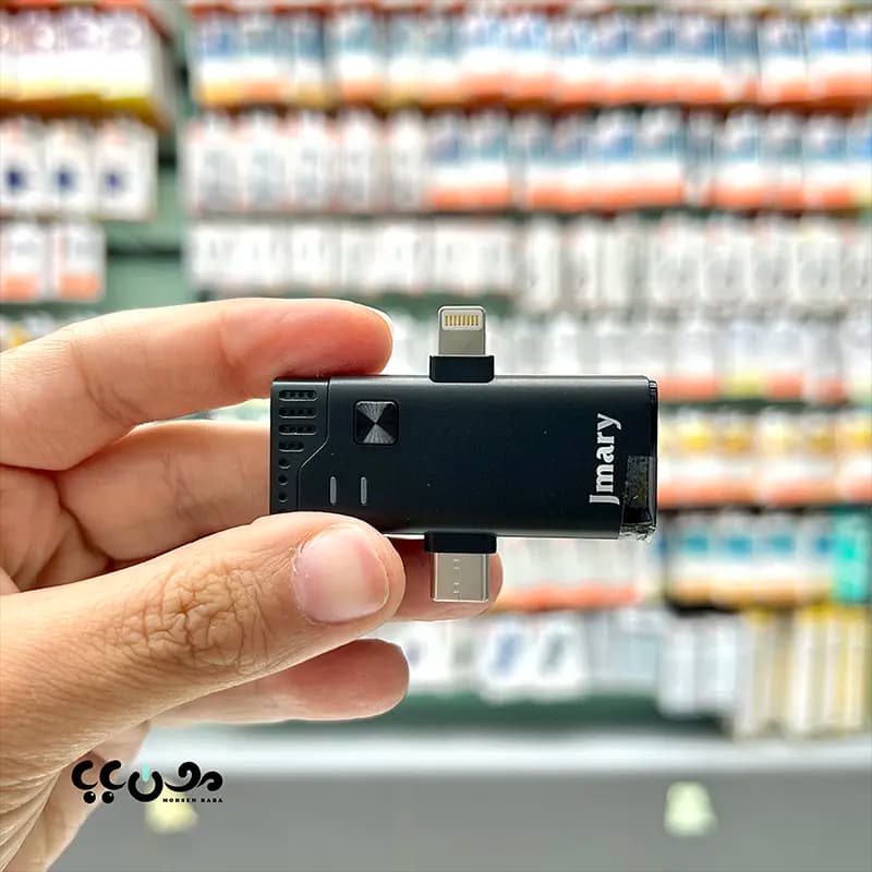 میکروفون بی سیم Jmary MW-16 | میکروفون یقه ای تولید محتوا — تصویر ۷
