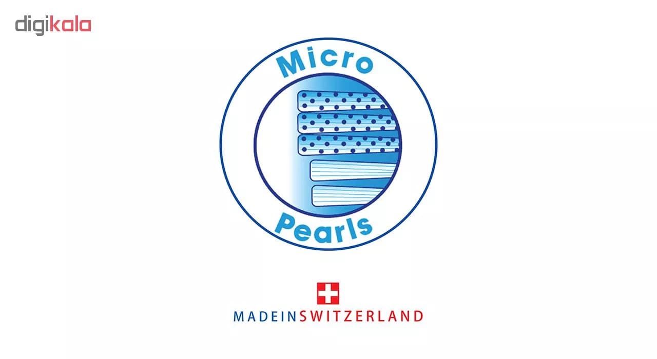 مسواک تریزا مدل Pearl White با برس متوسط بسته 2 عددی — تصویر ۲