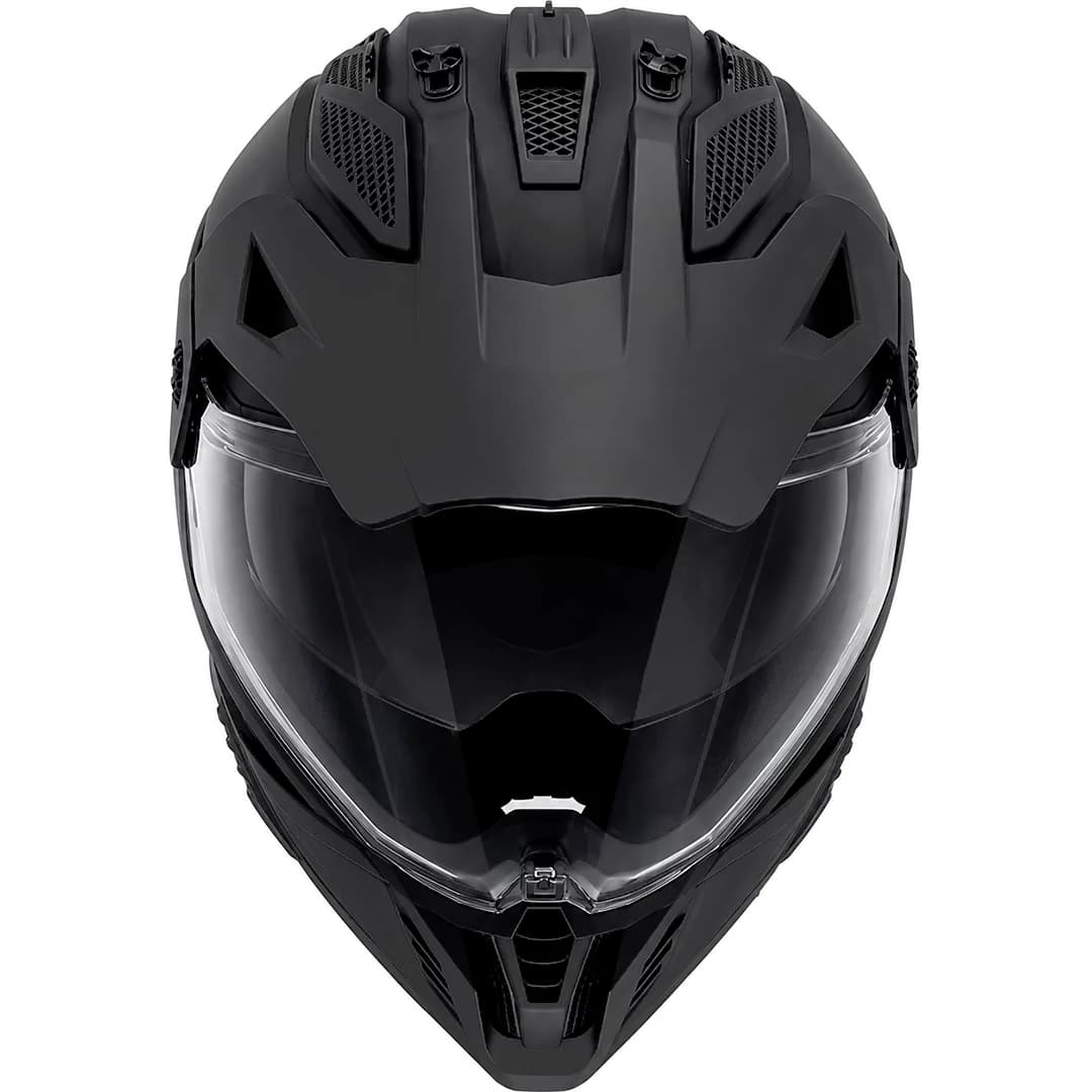 کلاه کاسکت ال اس تو مدل اندرو PIONEER II MATT BLACK MX702 — تصویر ۴