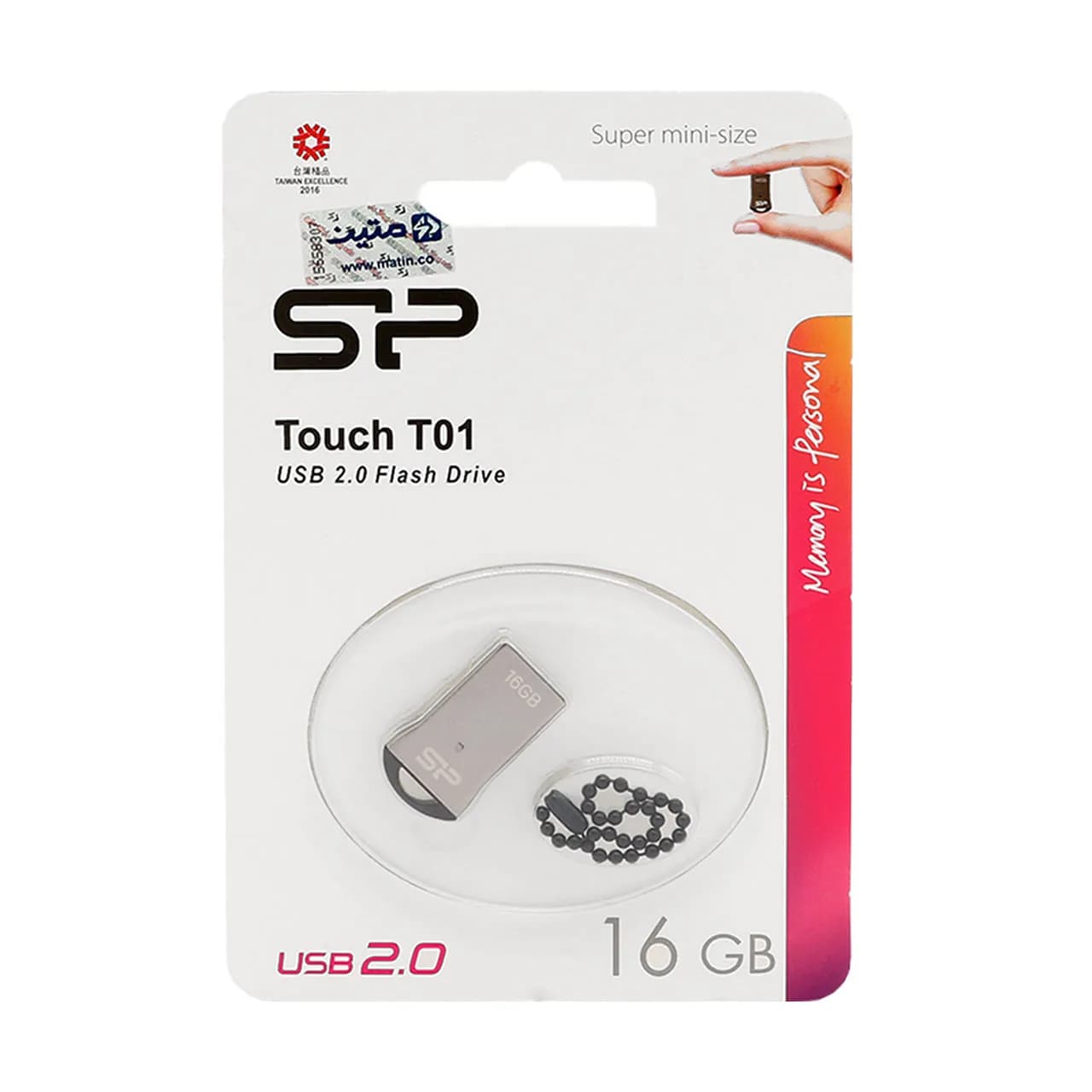 Silicon Power Touch T01 USB2.0 Flash Memory-16GB (گارانتی متین)