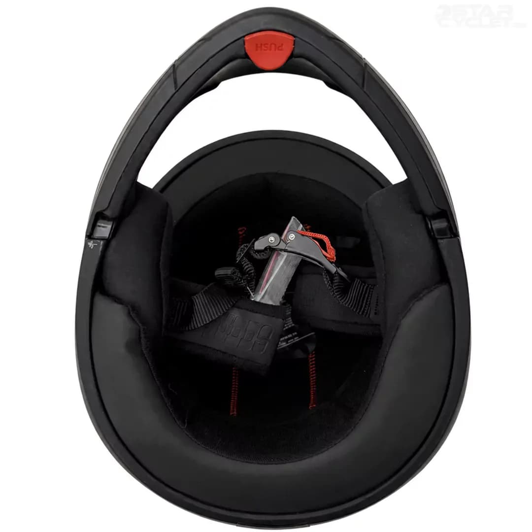 کلاه کاسکت فک متحرک استادز مدل NINJA ELITE MATT BLACK SILVER — تصویر ۷