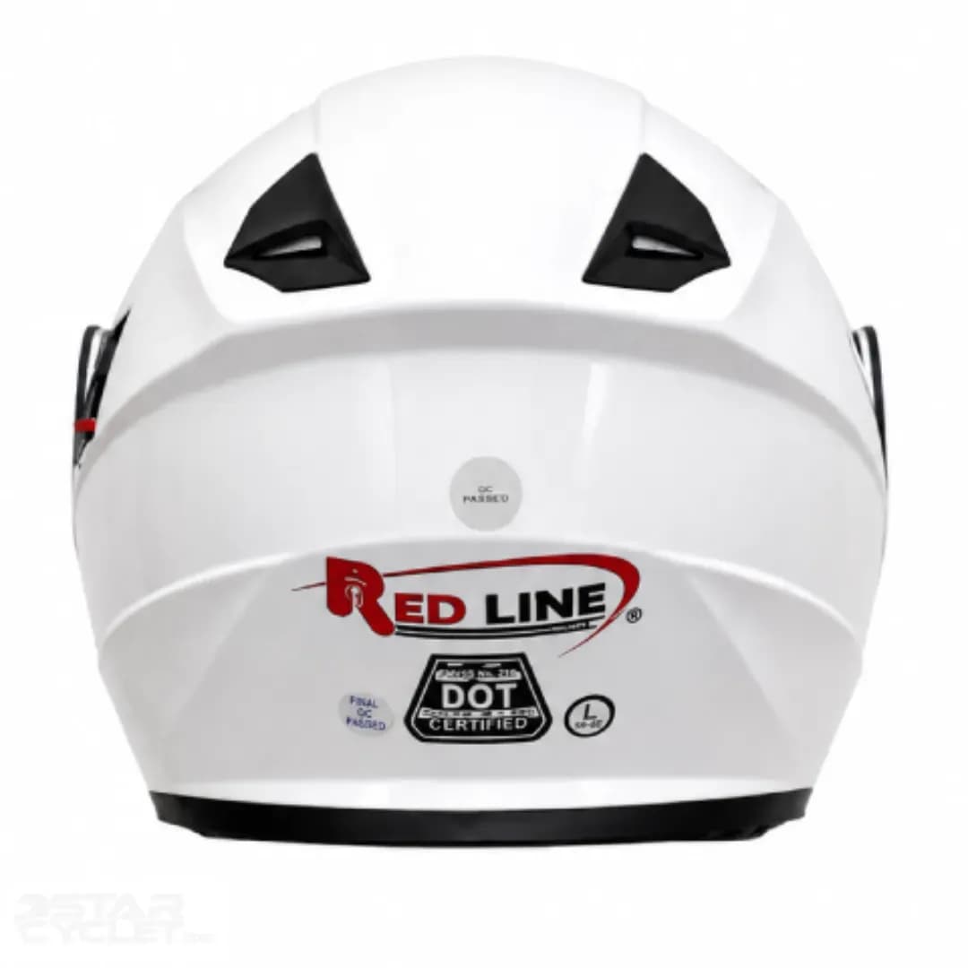 کلاه کاسکت فک متحرک ردلاین مدل 3-939 Bright white — تصویر ۴