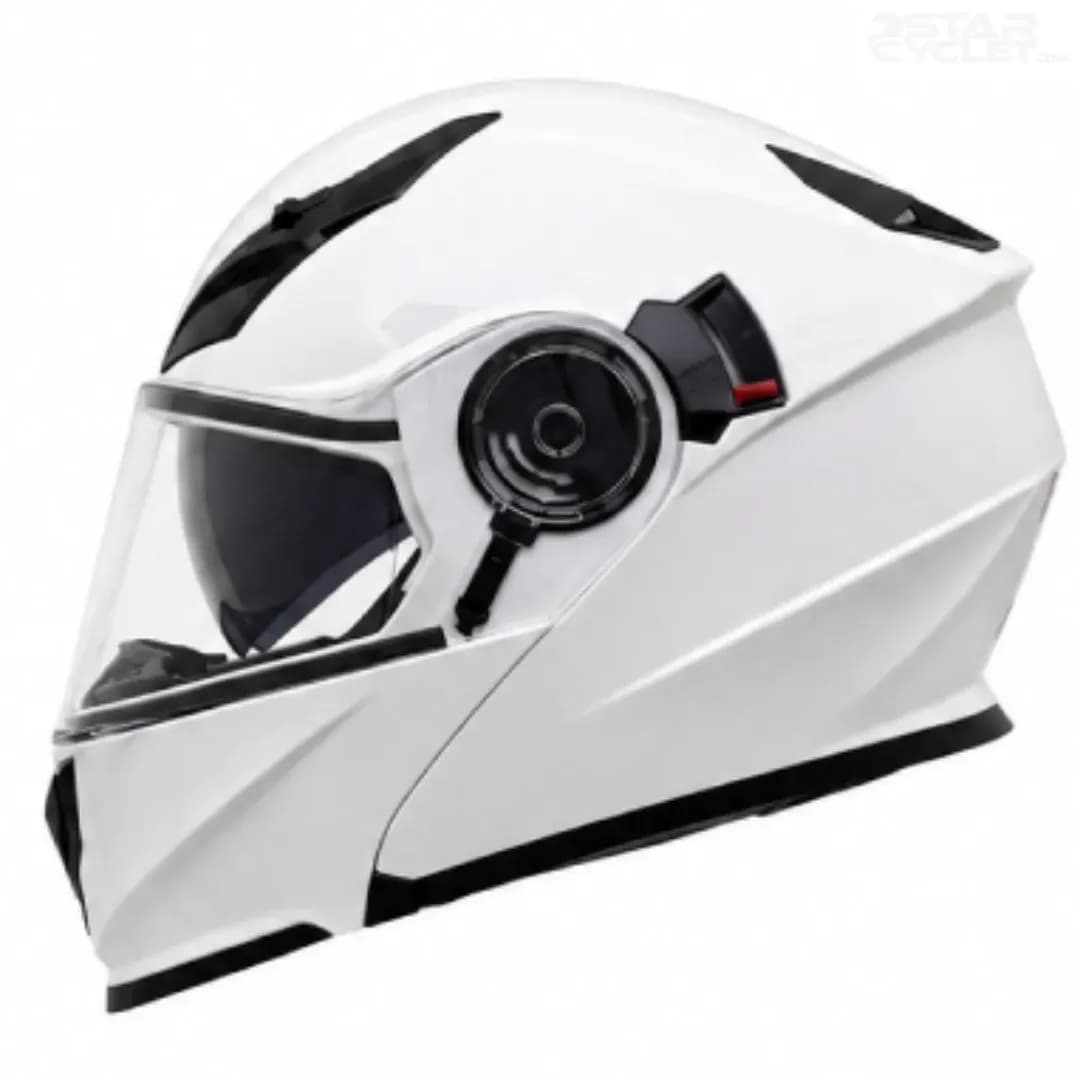 کلاه کاسکت فک متحرک ردلاین مدل 3-939 Bright white — تصویر ۲