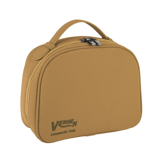 کیف آرایش بژ با کد CB001 برند vergen