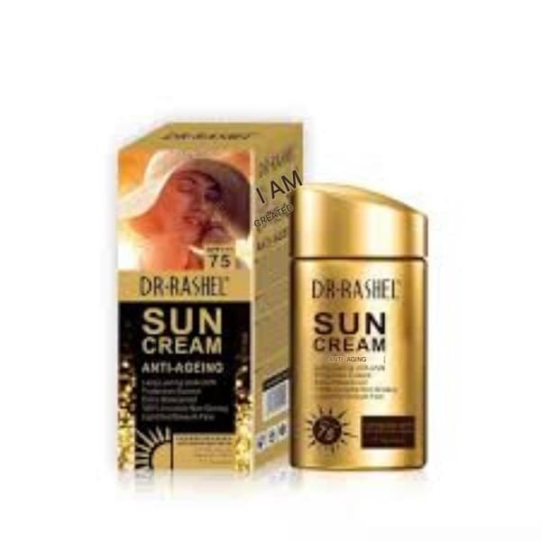 کرم ضد آفتاب بدون رنگ دکتر راشل SPF 75 مدل Anti Ageing — تصویر ۳