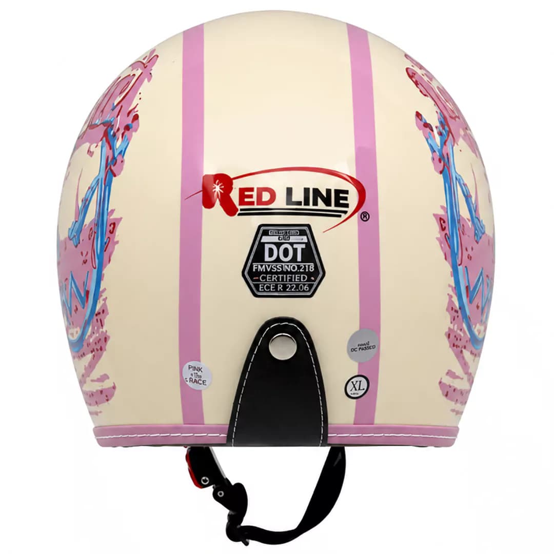 کلاه کاسکت وسپایی ردلاین مدل BRIGHT CREAM HELMET 936-17 — تصویر ۴