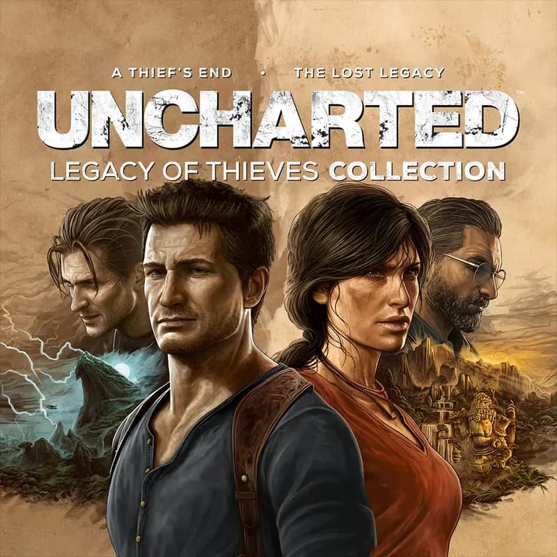 اکانت بازی قانونی uncharted legacy of thieves collection برای PS5