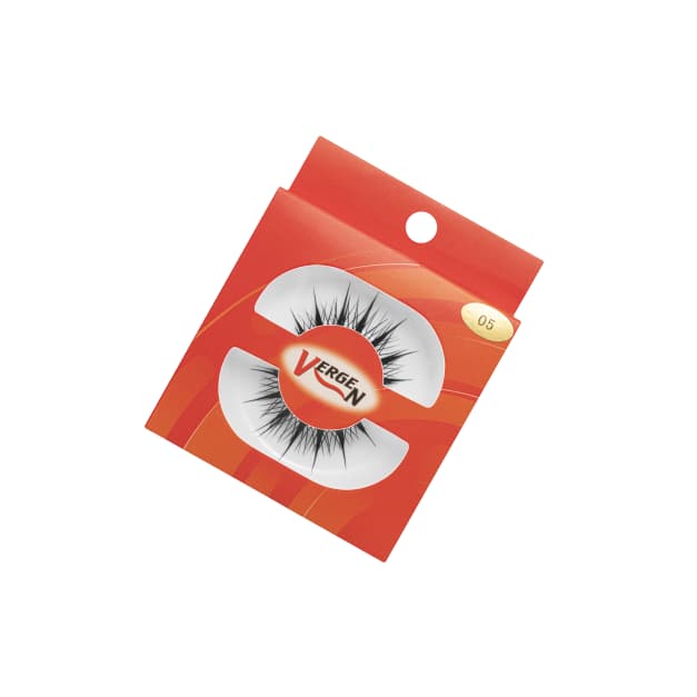 مژه مصنوعی اسپایکی تک جفتی با کد E128-05 برند vergen