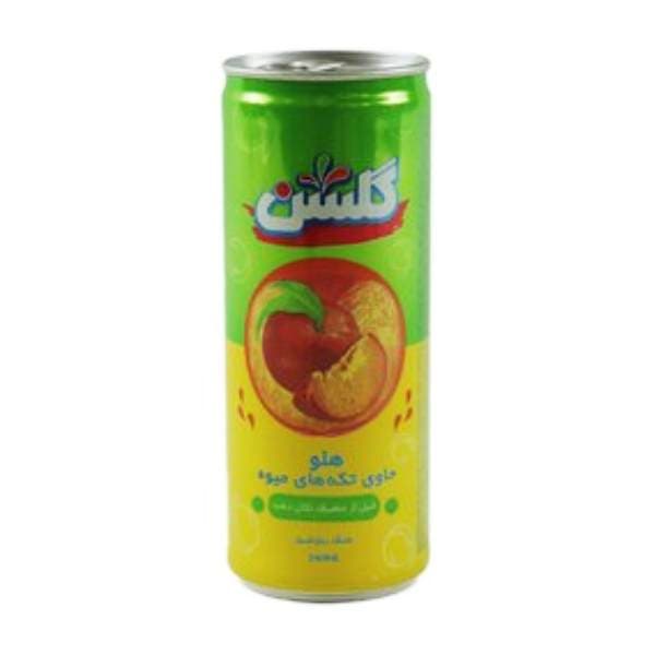 آبمیوه هلو با تیکه میوه گلشن قوطی – 240 گرم