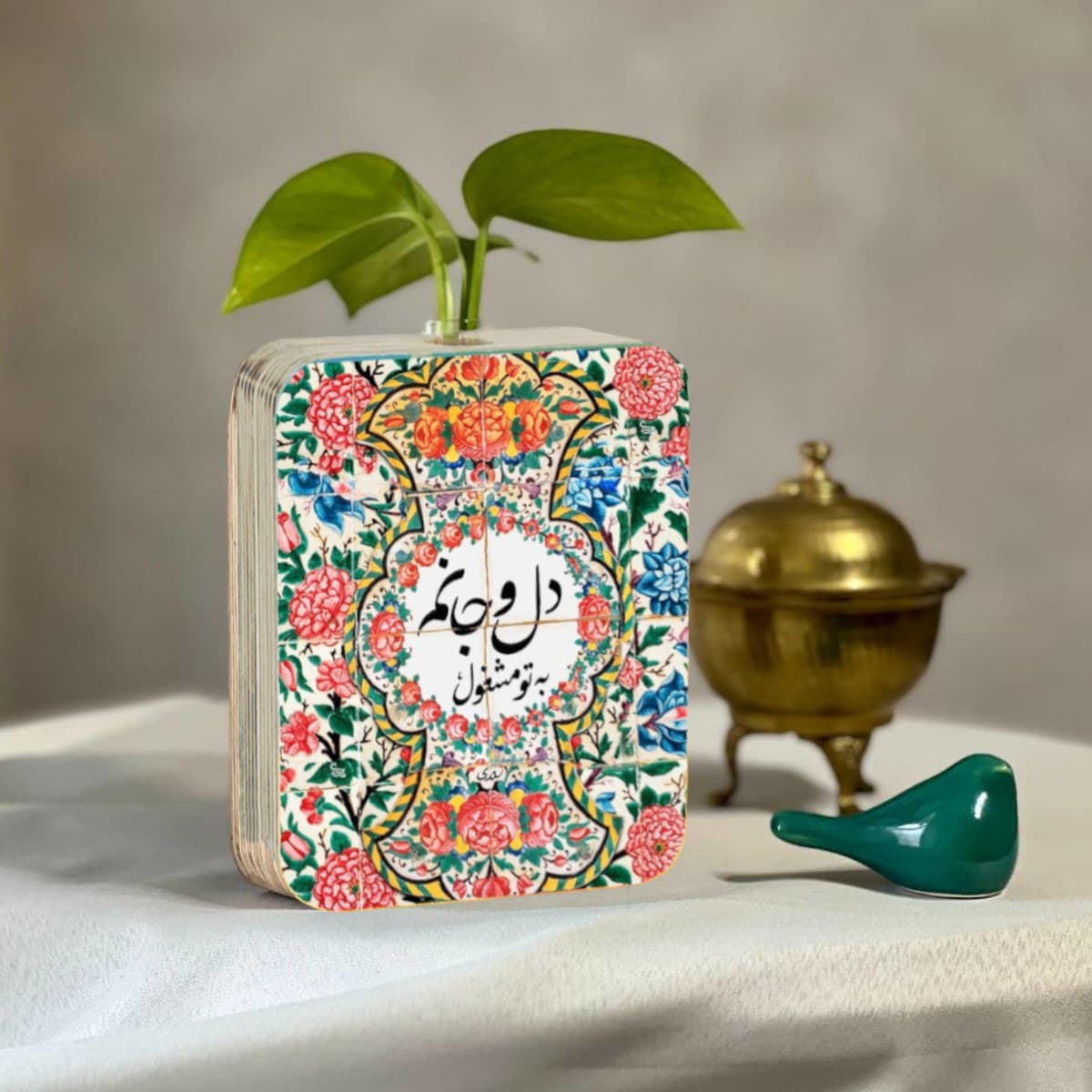گلدان چوبی شورشیرین — تصویر ۲