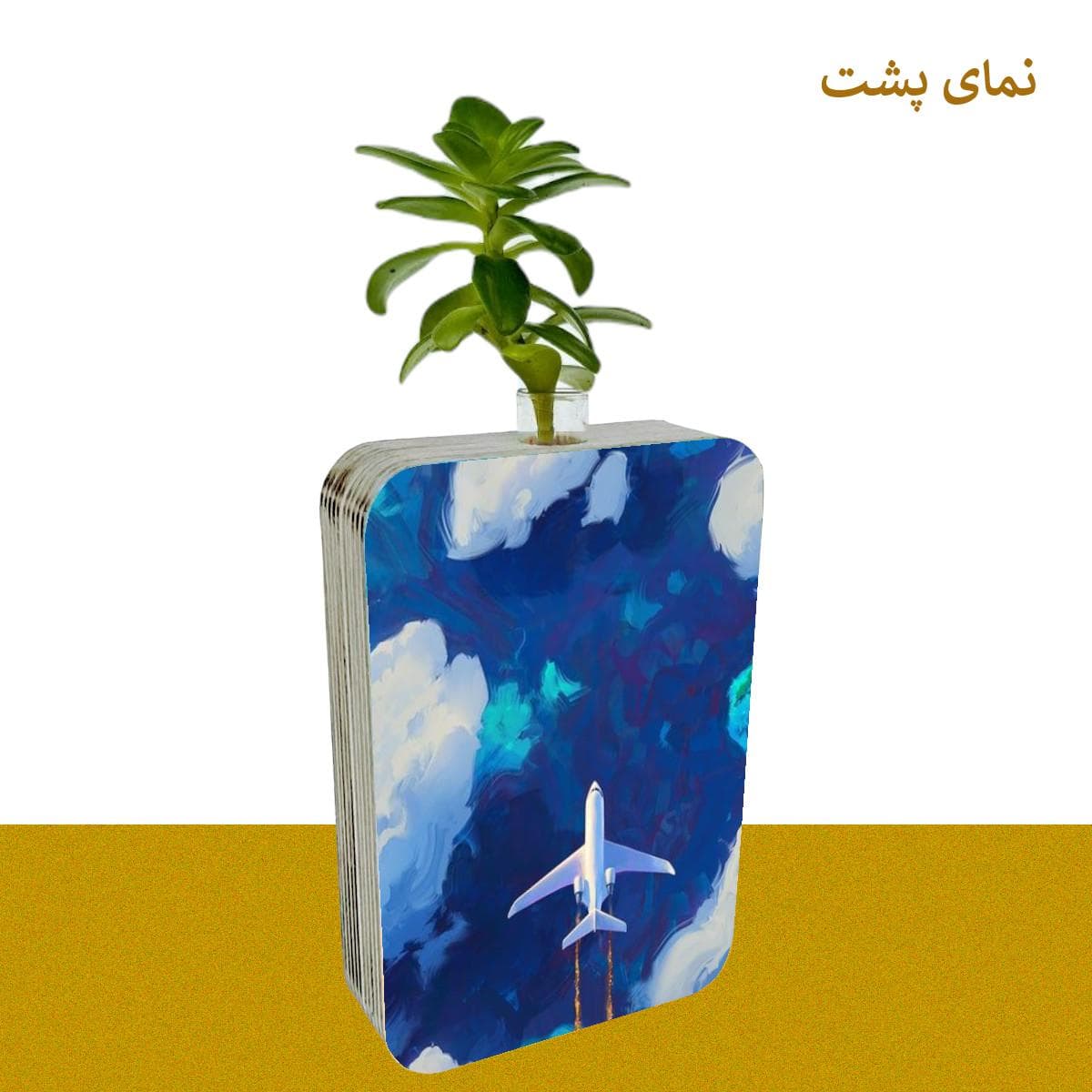 گلدان چوبی پرواز — تصویر ۵