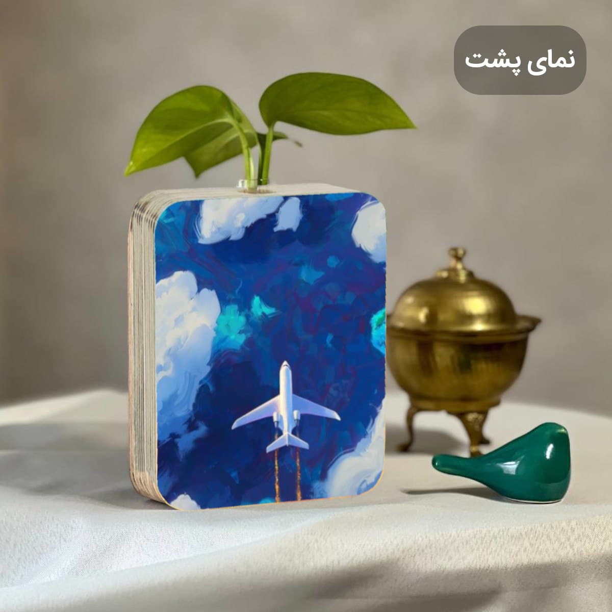 گلدان چوبی پرواز — تصویر ۴