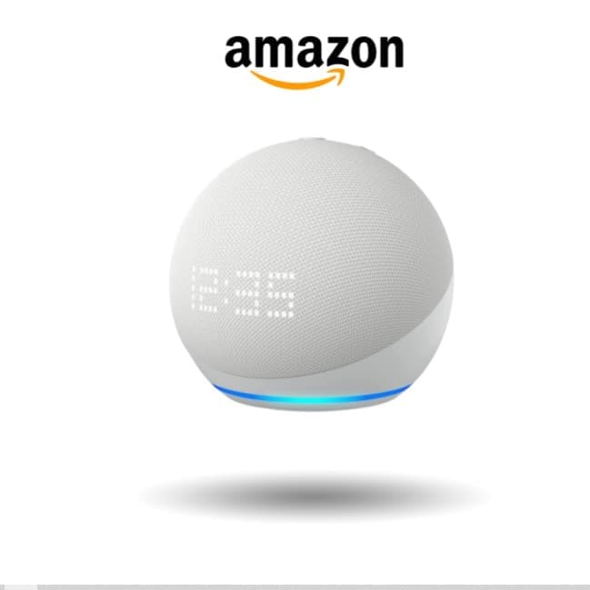 دستیار صوتی الکسا آمازون مدل ECHO DOT 5th Gen + CLOCK