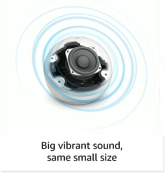 دستیار صوتی الکسا آمازون مدل ECHO DOT 5th Gen + CLOCK — تصویر ۵