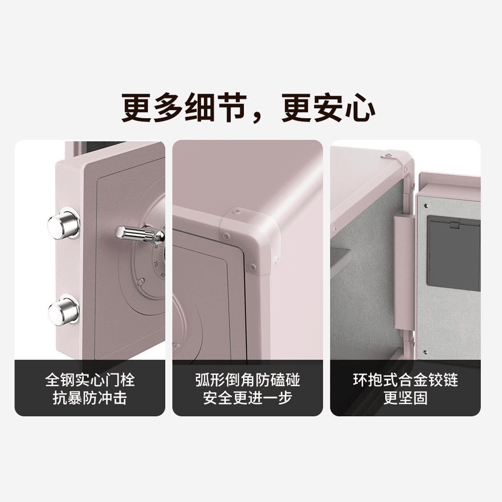 سیف باکس مدل CRMCR Retro Mechanical Smart Safe Deposit Box BGX-D1-30J — تصویر ۶