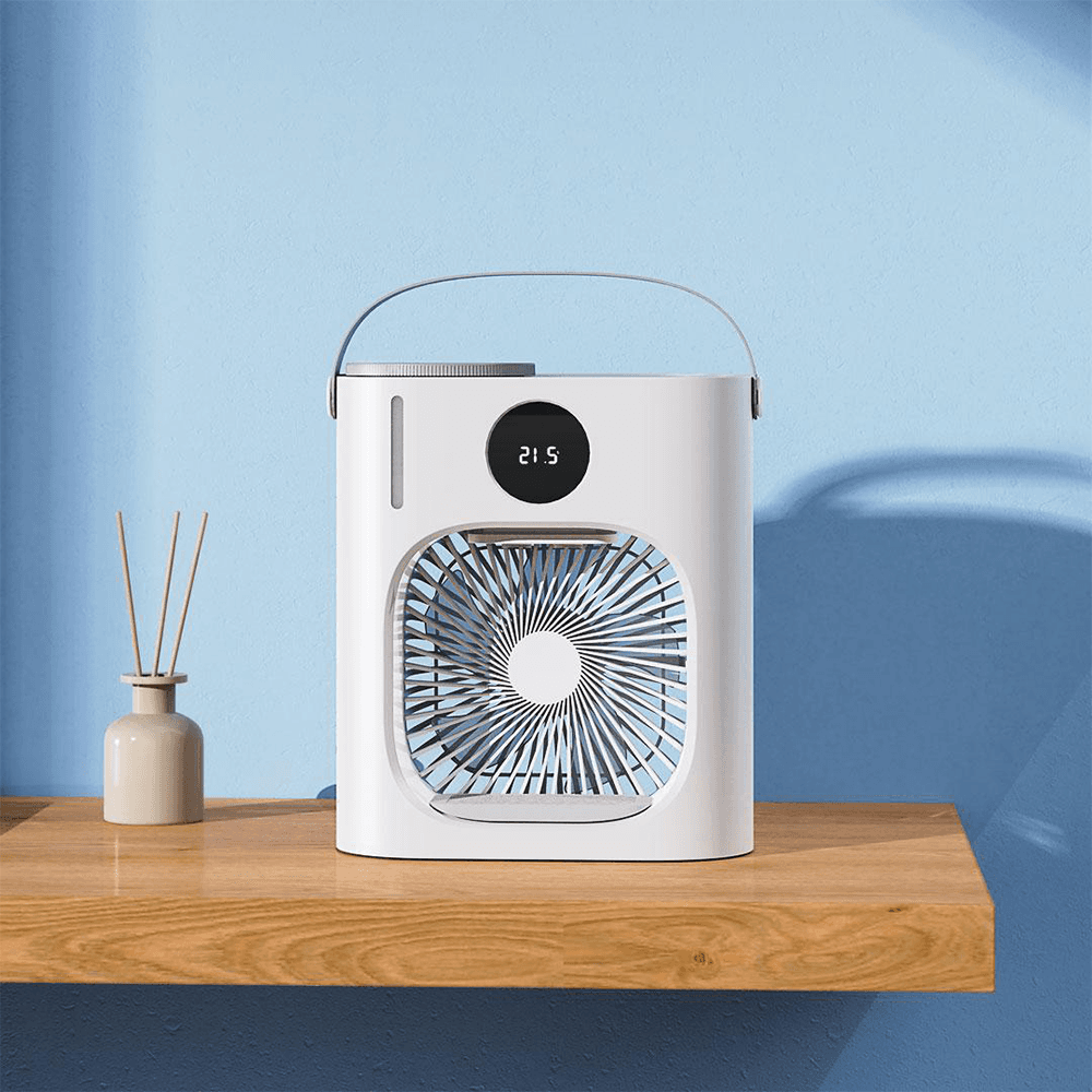 پنکه مه پاش رومیزی شیائومی مدل Xiaoda CL08 Mini Desktop Cooling Fan XD-ZMLFS01 — تصویر ۲