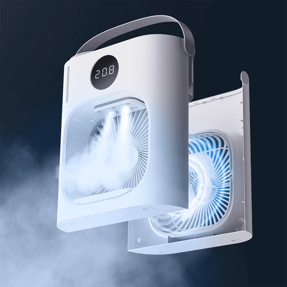 پنکه مه پاش رومیزی شیائومی مدل Xiaoda CL08 Mini Desktop Cooling Fan XD-ZMLFS01 — تصویر ۷