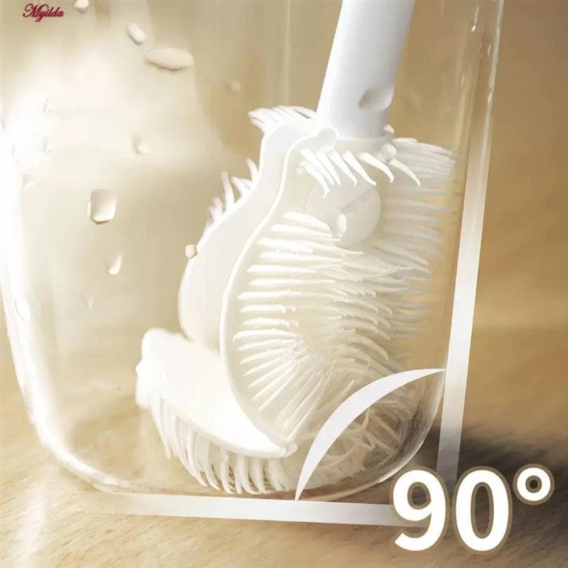 برس شیشه شوی مدل سیلیکونی 360 درجه کد 5434 بسته 5 عددی — تصویر ۸