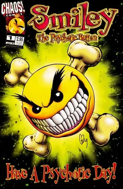 دانلود کمیک Smiley – The Psychotic Button – Have A Psychotic Day! #1 (1998)