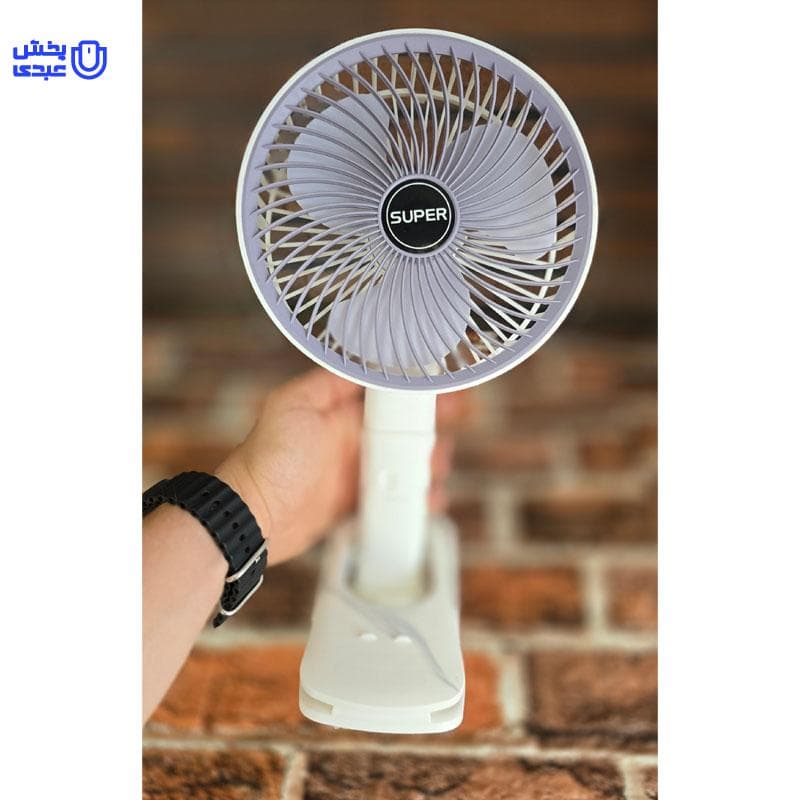 پنکه کلیپسی پایه دار super — تصویر ۳