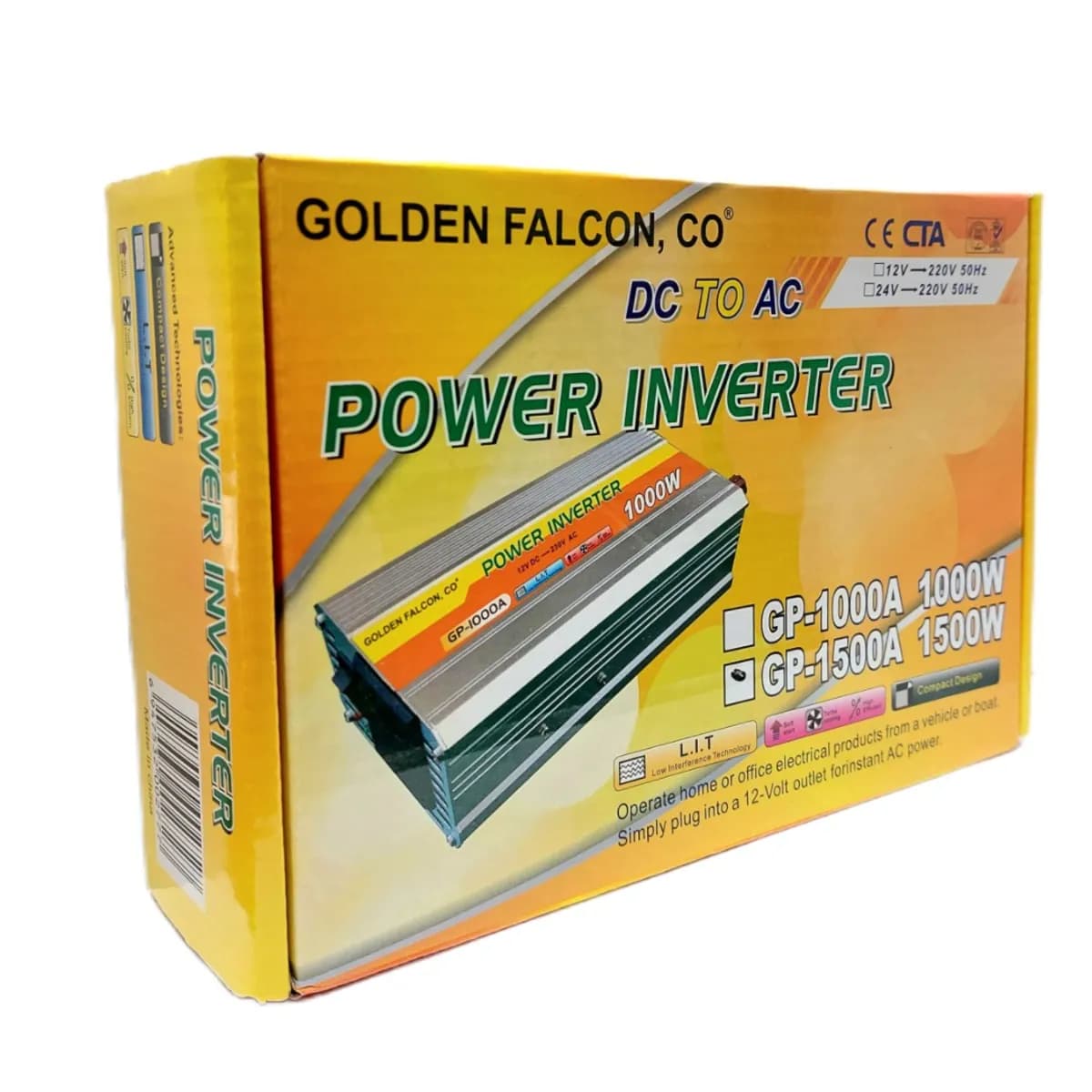 اینورتر 1500 وات 12 ولت به 220 ولت GOLDEN FALCON — تصویر ۲