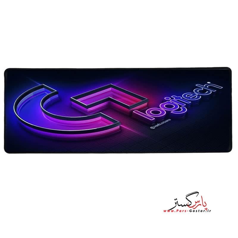 موس پد گیمینگ بزرگ سایز30*70 دور دوخت Logitech2