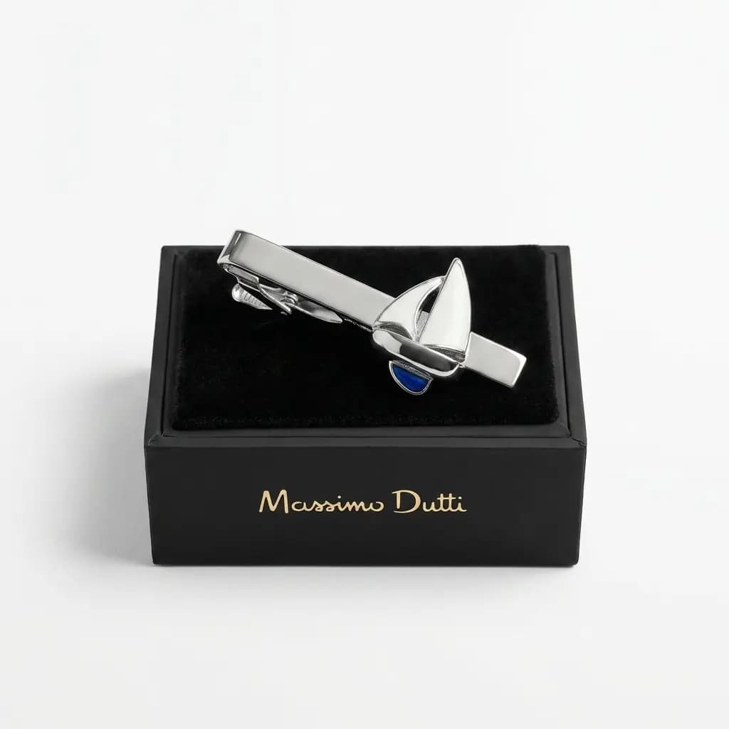 سنجاق کراوات طرح قایق برند Massimo Dutti