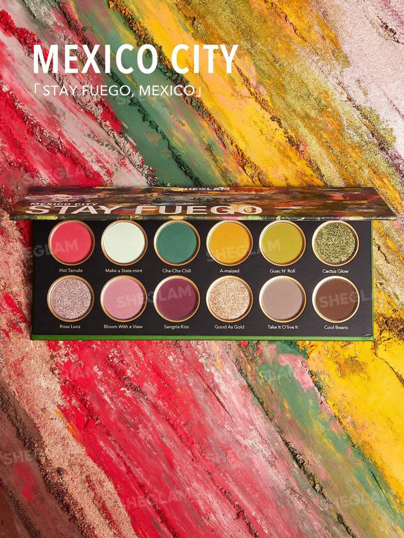 پالت سایه چشم شیگلم مدل Stay Fuego,Mexico حجم 10.2 گرم — تصویر ۵