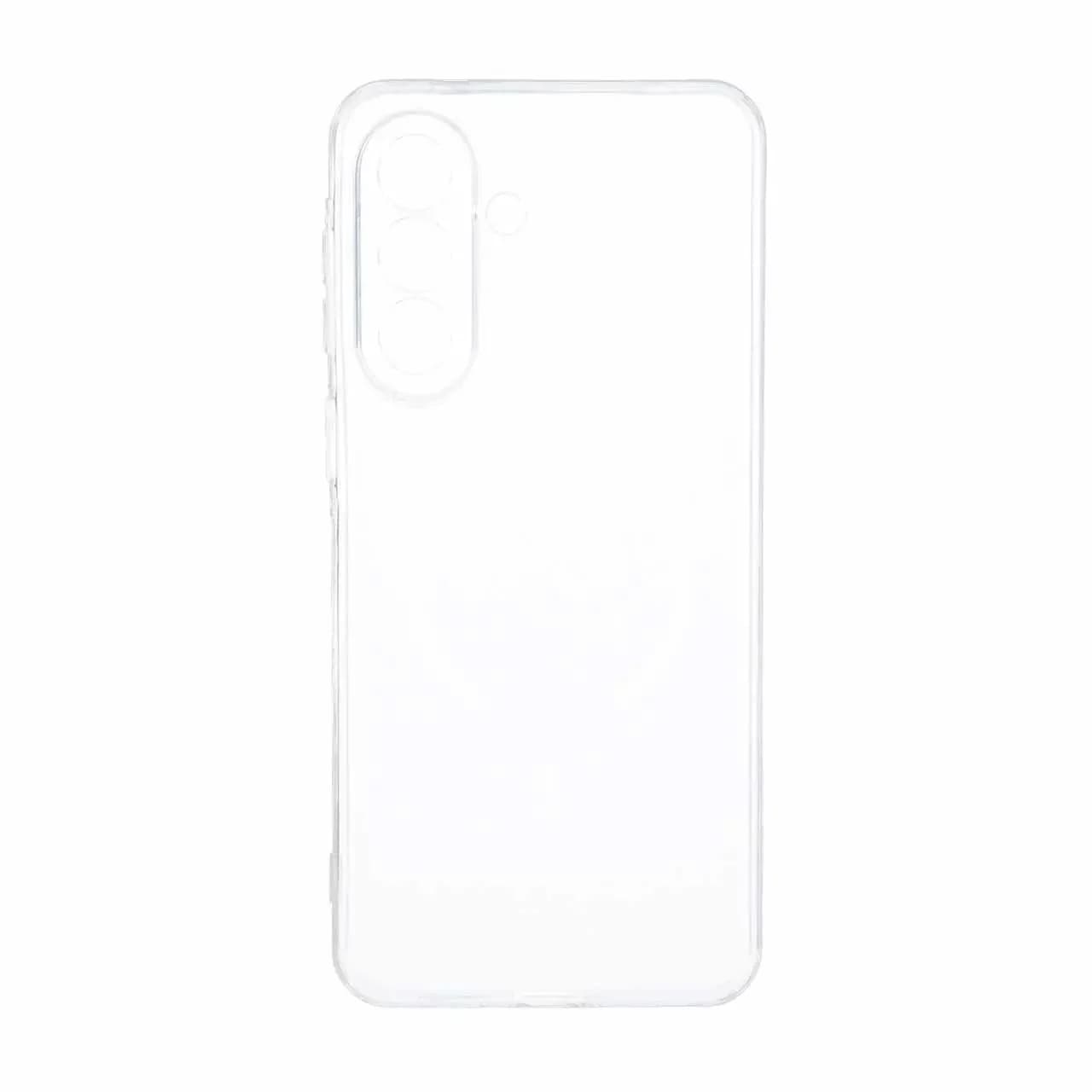 قاب ژله ای شفاف مستطیلی طرح مگ سیف محافظ لنزدار Samsung Galaxy A57 — تصویر ۳