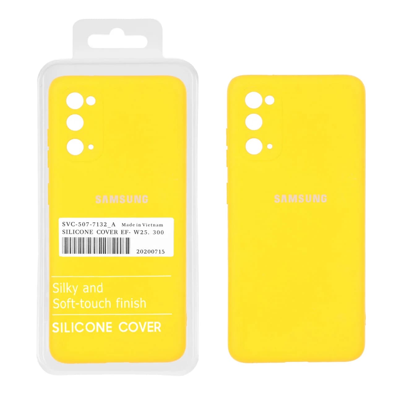 قاب نیو سیلیکون محافظ لنزدار RFF مدل Samsung Galaxy S20 — تصویر ۲