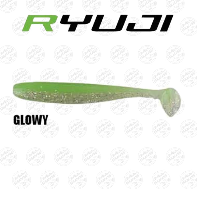 طعمه لور ماهی ژله ای ریوجی ۱۰ سانتی بسته ۶ عددی RYUJI SLIM SHAKER GLOWY — تصویر ۲