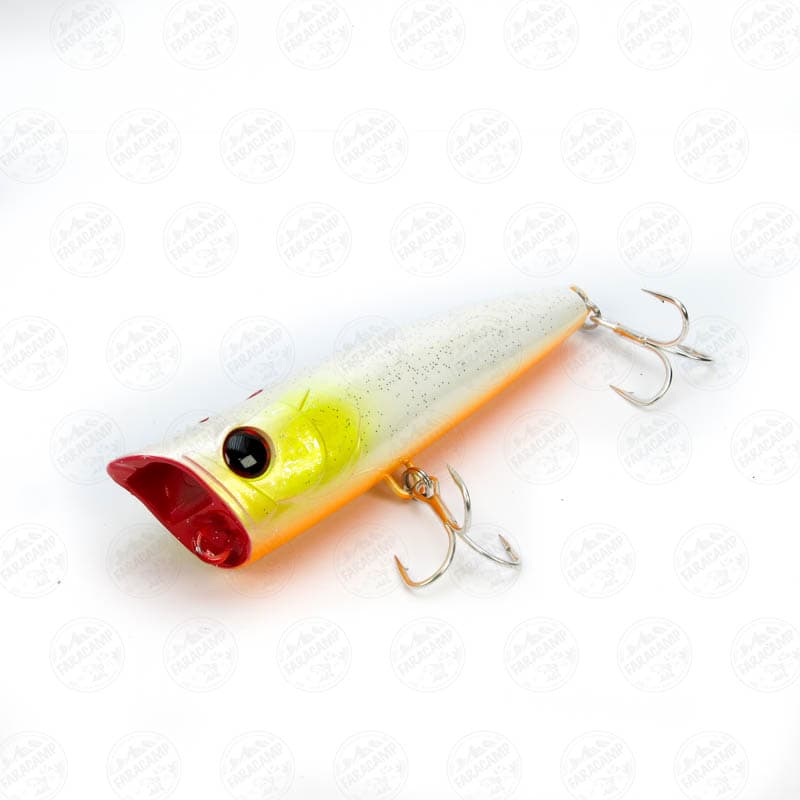 لور پاپر فلوت ریوجی ۱۰سانت، ۲۴ گرم قلاب ST46 – NO:4 مدل RYUJI POP WALKER 100 PEARL YELLOW HEAD — تصویر ۲