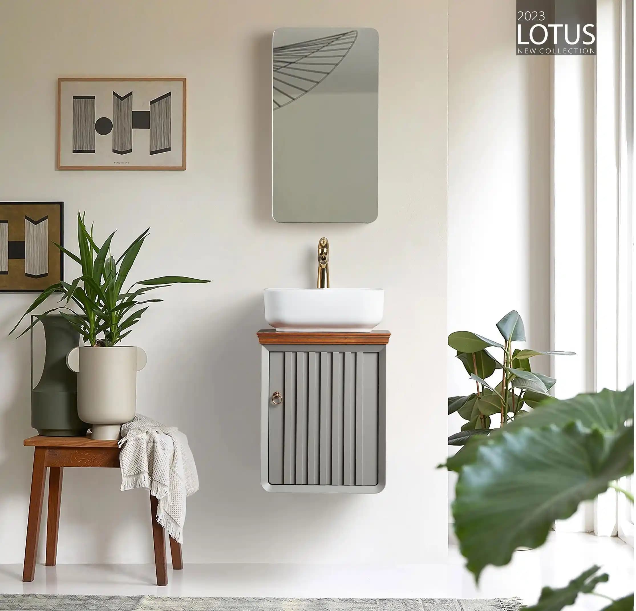 کابینت و روشویی طرح آرت دکو رم ROME ابعاد 40 * 43 سانتیمتر — تصویر ۴