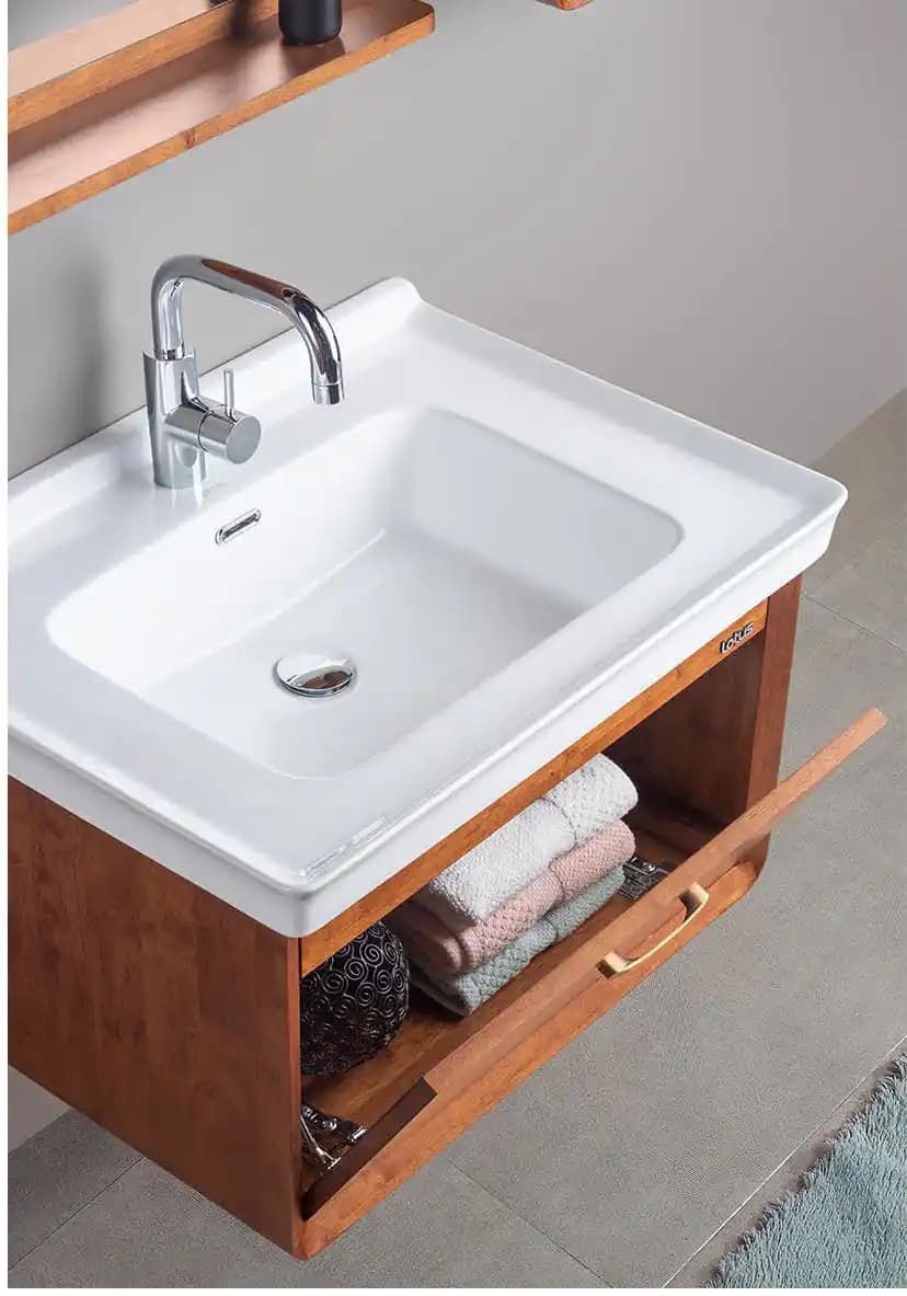 کابینت و روشویی طرح چوب دیانا 700 Diana ابعاد 50 * 71 سانتیمتر — تصویر ۲