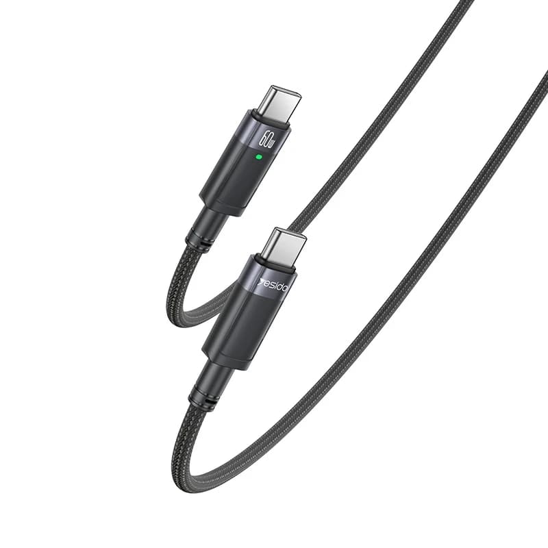 کابل 60 وات تایپسی به تایپسی یسیدو YESIDO AUTO POWER OFF CA160
