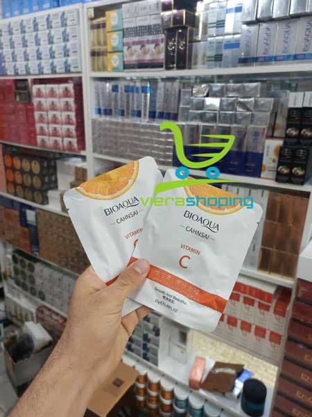 ماسک صورت ورقه ای بیوآکوا ویتامین BIOAQUA C — تصویر ۲