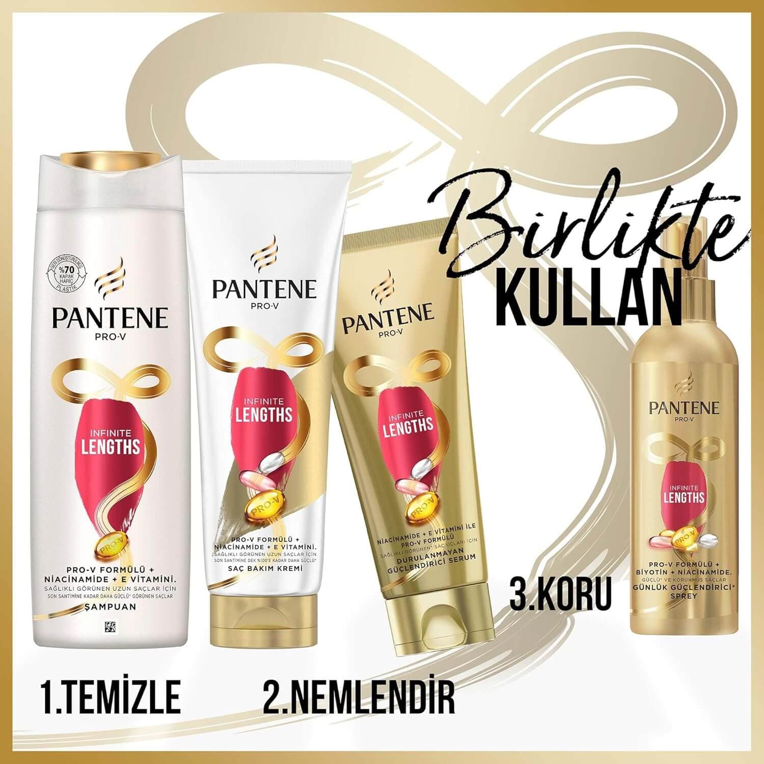 نرم کننده مو پنتن مدل Infinite Lengths مناسب موهای بلند و آسیب دیده — تصویر ۵