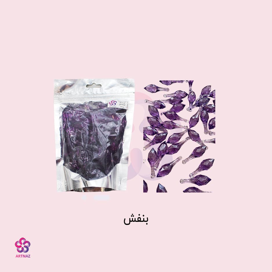 کریستال خوشه ای (پایه دار) در 4 رنگ — تصویر ۳
