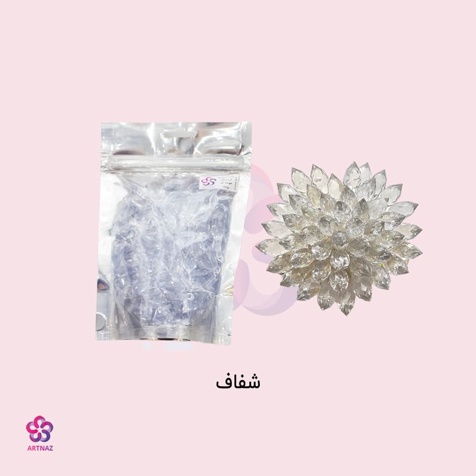 کریستال خوشه ای (پایه دار) در 4 رنگ — تصویر ۲
