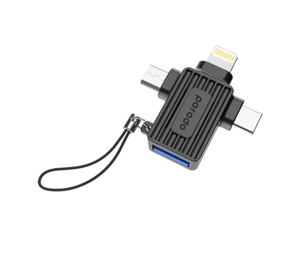 تبدیل OTG پرودو Porodo OTG Adapter PD-CBL0025 (فروش عمده و تک) — تصویر ۲