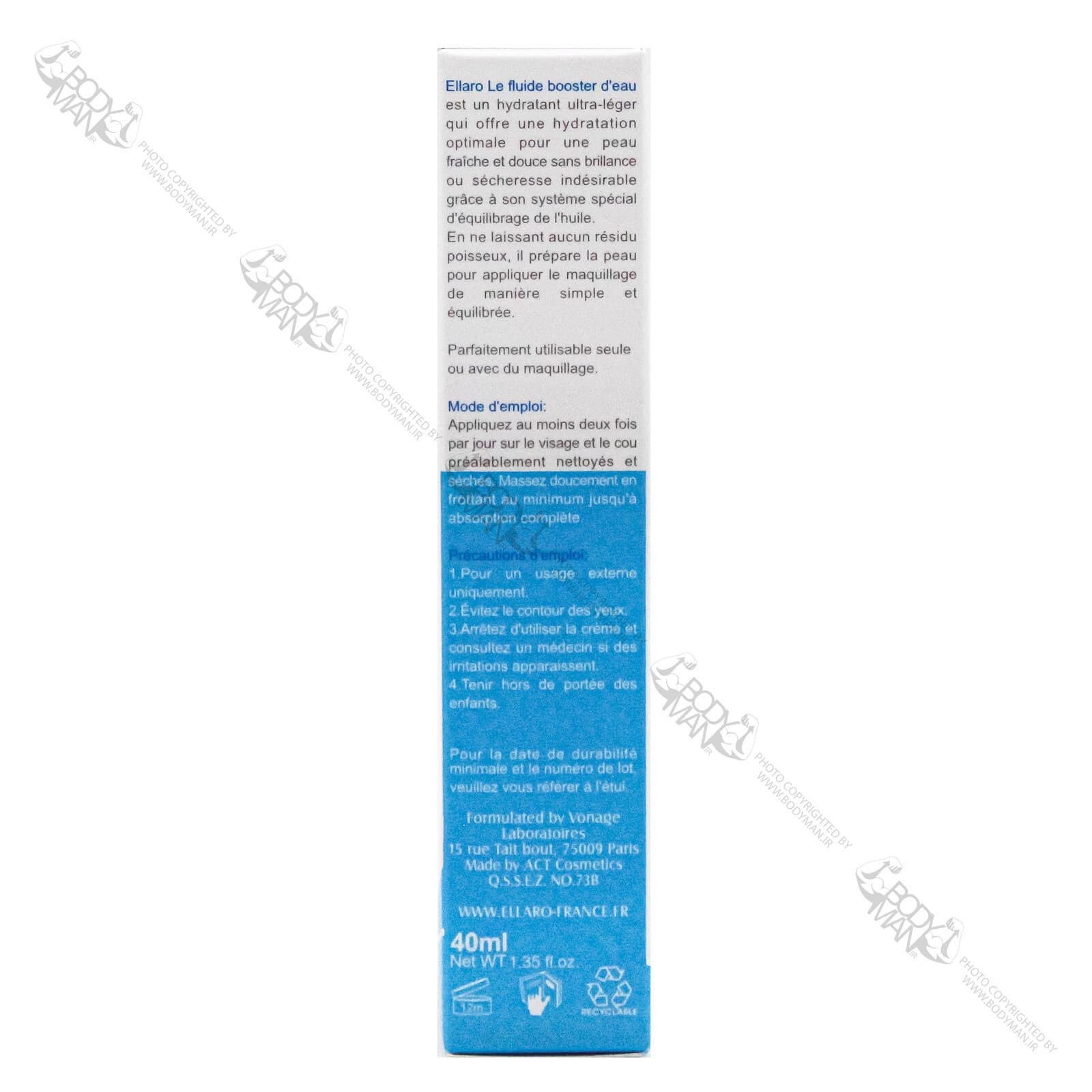 فلوئید آبرسان شاین کنترل الارو | Ellaro Water Booster Fluid SHINE CONTROL — تصویر ۳