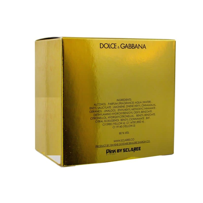 ادو پرفیوم زنانه اسکلاره مدل DOLCE & GABBANA حجم 100 میلی لیتر — تصویر ۲