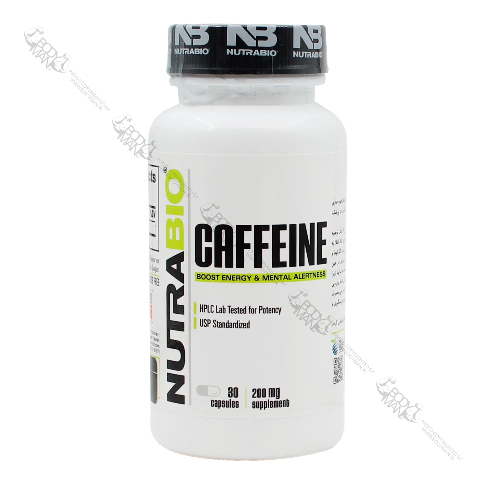 کافئین نوترابایو | NUTRABIO CAFFEINE