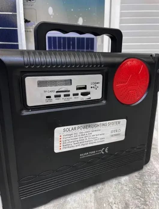 پکیج خورشیدی 12 ولت 7.5 آمپری قوی مدل yj-1980t — تصویر ۶