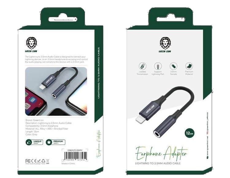 مبدل Type-c به جک 3.5 میلی متری گرین لاین مدل EARPHONE ADAPTER